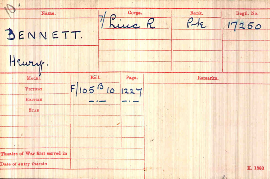 Medal Card