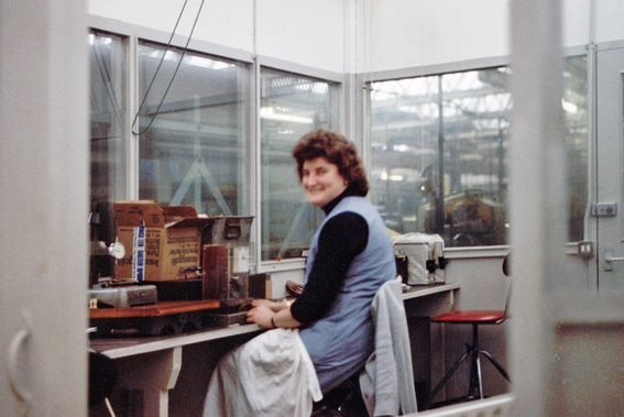 Doreen at work